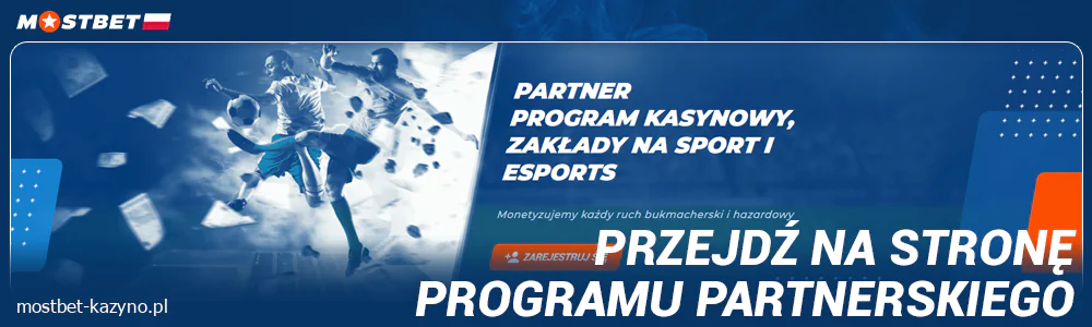 Wejdź na stronę programu partnerskiego Mostbet PL