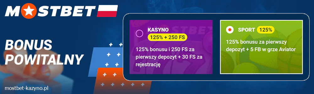 Bonus na pierwszy depozyt w Mostbet PL