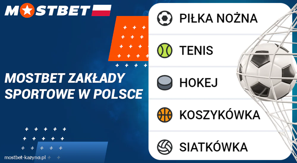 Zakłady sportowe dla polskich graczy Mostbet