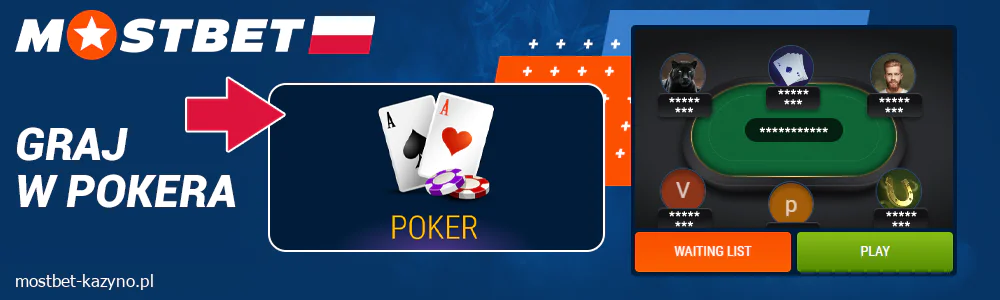 Poker online dla graczy Mostbet Polska